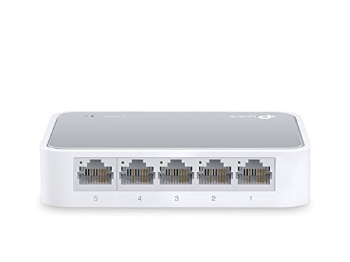 [해외]TP-Link 5 Port Fast Ethernet Switch | Desktop Ethernet Splitter | Ethernet Hub | Plug and Play | Fanless Quite | Unmanaged (TL-SF1005D)