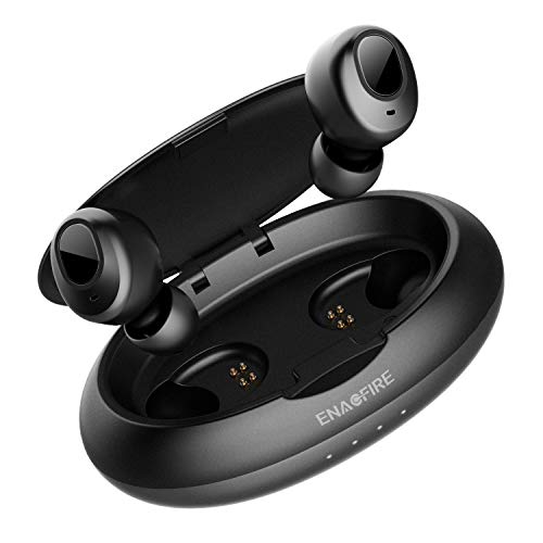 [해외]Upgraded Bluetooth 5.0 Wireless Earbuds, ENACFIRE E19 True Wireless Bluetooth Earbuds 15H Playtime Deep Bass HiFi 3D Stereo Sound, Built-in Mic Bluetooth Earbuds Portable Charging Case