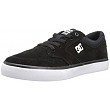 [해외]DC Nyjah Vulcanised Skate Shoe (Little Kid/Big Kid), Black/White, 11 M US Little Kid