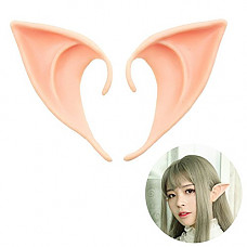 [해외]Urbun Elf Ears Hobbit Ears Fairys Adorable Cosplay Spirit Costume accessories, 1 Pair,Natural Skin