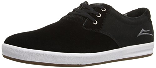 [해외]Lakai Mens MJ XLK Action Sports, Black Suede, 5.5 N US