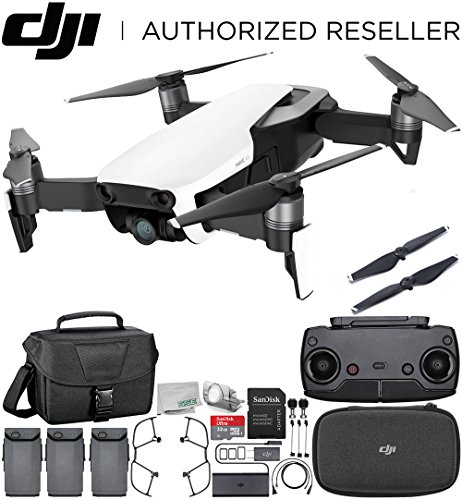 [해외]DJI Mavic Air Drone Quadcopter (Arctic White) Ultimate Travel Bundle