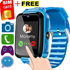 [해외]Kids Smart Watch with FREE SIM Card [Speedtalk] for Girls Boys - iGeekid Game Sport Watch 1.54 HD Screen 2 Way Call 카메라 SOS Flashlight Bracelet Wrist Watch Gifts for Summer Birthday iOS Android