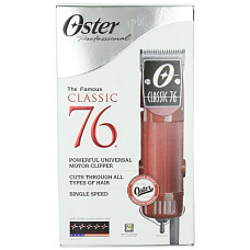 [해외]OSTER Classic 76 Hair Clipper Bundle - 2 items, includes pack of 8 plastic comb blades