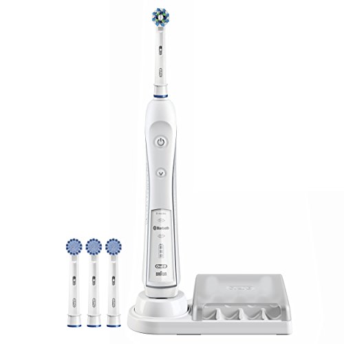 [해외]오랄비 WHITE 7000 Electric Toothbrush Bundle with Sensitive Replacement Head,3 Count