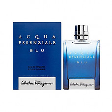 [해외]Salvatore Ferragamo Acqua Essenziale Blu Eau de Toilette Spray for Men, 1.7 Ounce