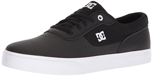 [해외]DC Mens Switch Skate Shoe, Black/White/Black, 11 D D US