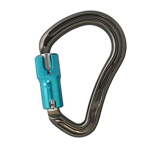 [해외]Fusion Groove Ergonomic Carabiner, Teal, X-Large