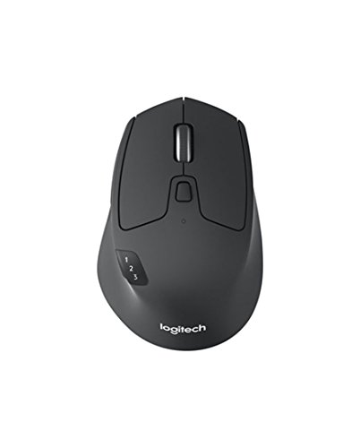 [해외]로지텍 M720 Triathalon Multi-Device Wireless Mouse with Flow Cross-Computer Control and File Sharing for PC and Mac, Easy-Switch up to 3 Devices