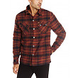 [해외]HippyTree Mens Bighorn Flannel Shirt, Rust, X-Large