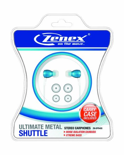 [해외]Zenex EP5455C Ultimate Metal Collection Shuttle Metal Earphones
