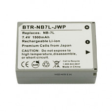 [해외]KINAMAX BTR-NB7L-J 1500mAh NB-7L Replacement 배터리 Premium Japanese Cells for 캐논 Powershot G10