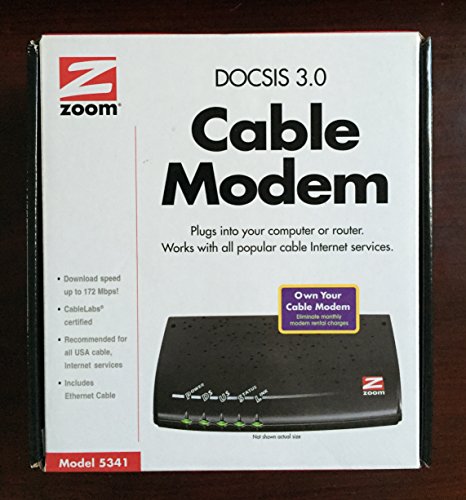 [해외]Zoom DOCSIS 3.0 Cable Modem 5341-02-03H