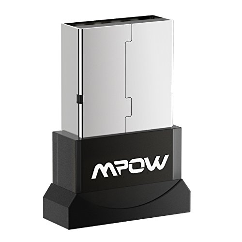 [해외]Mpow Upgraded Bluetooth 4.0 USB Adapter for Laptop PC Desktop Windows 7/8/8.1/10/Vista/XP to Connect Bluetooth Headphones Headset Speakers Mouse Keyboard and Smartphone