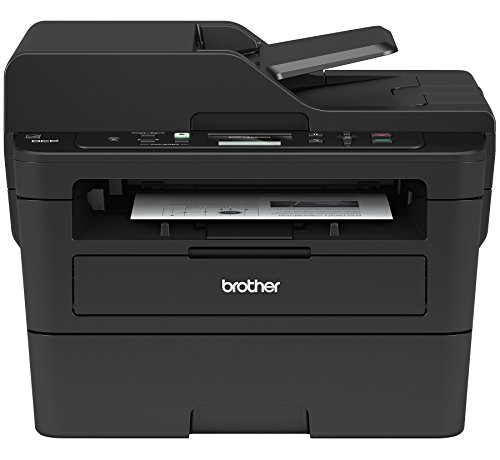 [해외]Brother Compact Monochrome Laser Multifunction Copier and Printer, DCPL2550DW, Wireless Printing, Duplex Printing, Mobile Printing, 50-Sheet Document Feeder, Amazon Dash Replenishment Enabled