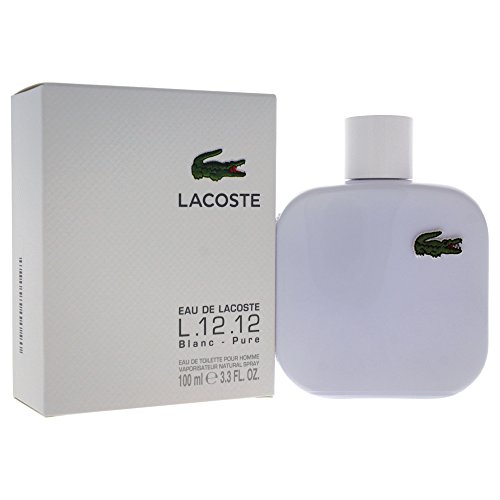 [해외]라코스테 Eau de 라코스테 L.12.12 Blanc Eau de Toilette for Men, 3.3 fl. oz.