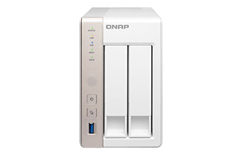 [해외]QNAP TS-251 2-Bay Personal Cloud NAS, Intel 2.41GHz Dual Core CPU with Media Transcoding (TS-251-US)