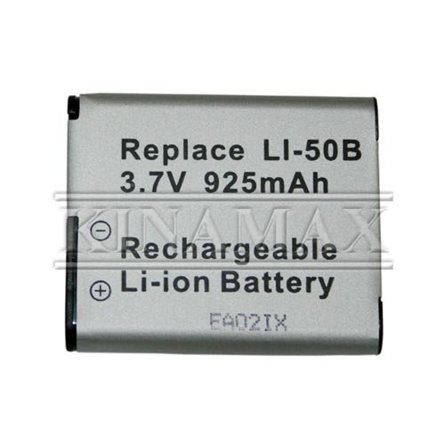 [해외]Kinamax BTR-LI50B-C 925mAh LI-50B Replacement 배터리 for 올림푸스 Stylus 1010 / 1020 / 1030SW