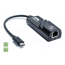 [해외]Areotek USB-C to 10/100/1000 Gigabit Ethernet LAN Network Adapter (Compatible with Windows, Mac OS, Linux, Chrome OS)