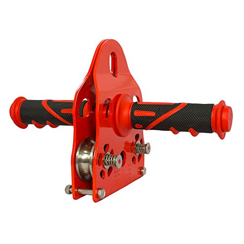 [해외]Fusion Climb Z-Max Speed Stainless Steel Pulley Grip Red Trolley