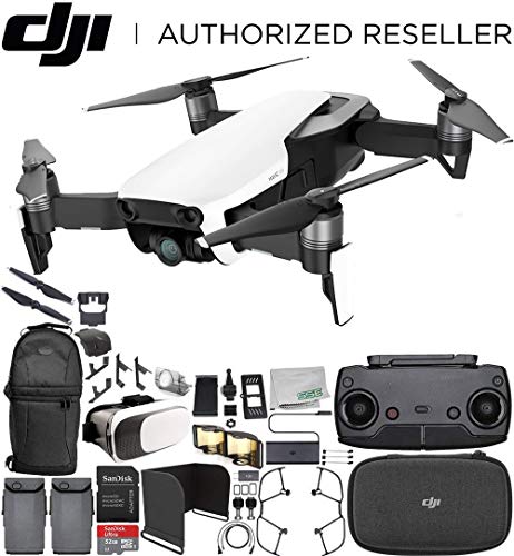 [해외]DJI Mavic Air Drone Quadcopter (Arctic White) Essential Bundle