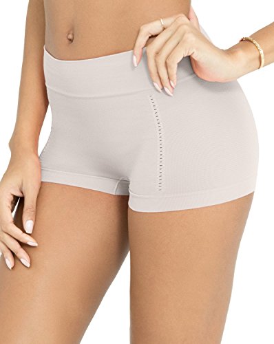 [해외]SPANX Womens Lounge-Hooray Boyshorts, Sandcastle, XL