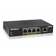 [해외]NETGEAR 5-Port Gigabit Ethernet Unmanaged Switch, Desktop, 55.5W 4xPoE, Sturdy Metal, Fanless, Plug-and-Play (GS305P)