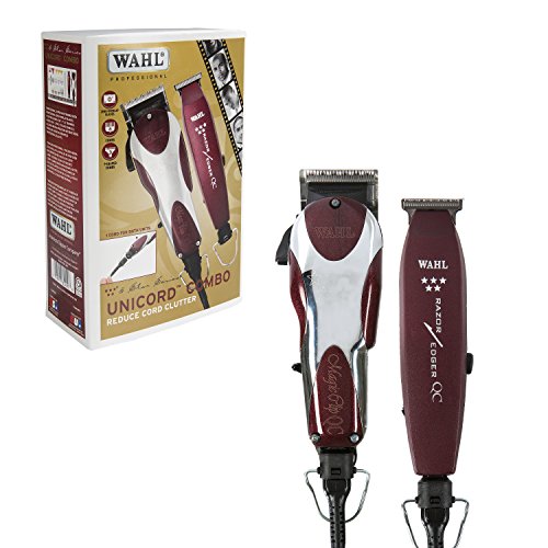 [해외]Wahl Professional 5-Star Unicord Combo #8242 – Reduce Your Cord Clutter! – Features the Magic Clip and Razor Edger – Great for Fading, Blending, and Edging