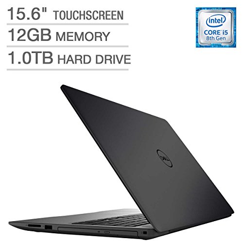 [해외]2018 Dell Inspiron 15 5000 Flagship Premium 15.6" Full HD Touchscreen Backlit Keyboard Laptop, Intel Core i5-8250U Quad-Core, 12GB DDR4, 1TB HDD, DVD-RW, Bluetooth 4.2, Windows 10, Black