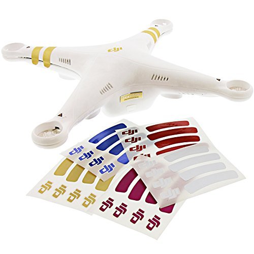 [해외]DJI Phantom 3 Professional Pro Drone - NEW Top & Bottom Shell Cover & LED -