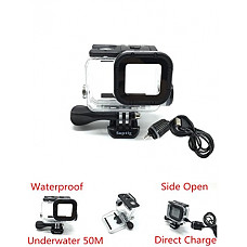 [해외]Housing Case 50m Underwater Diving 카메라 Protective Frame For 고프로 Hero 6 Hero 5 Black Action 카메라 Underwater 방수 case Protective Housing Shell Cover Protective Side Open Case