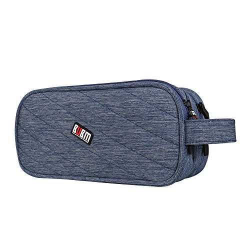 [해외]BUBM Carry Bag/Electronics Accessories Travel Organizer (Medium, Blue)