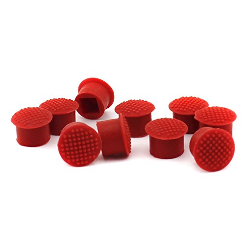 [해외]10 Pack TrackPoint Keyboard Mouse Red Cap Soft Dome Laptop Pointer for IBM Lenovo ThinkPad