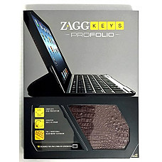 [해외]Zaggkeys Profolio Bluetooth Keyboard Case for 아이패드 2nd 3rd and 4th Generation (Alligator)