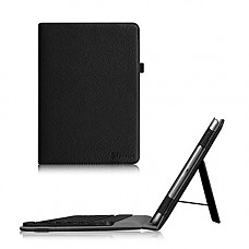 [해외]Fintie 아이패드 Air Keyboard Case - Premium PU Leather Folio Stand Cover with Removable Wireless Bluetooth Keyboard for 아이패드 Air (2013 Release) - Black