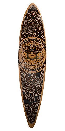 [해외]Bamboo Skateboards Longboard 44" x 9.5" Pintail, Trurute - Indra 44"X9.25"