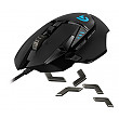 [해외]로지텍 G502 Proteus Spectrum RGB Tunable Gaming Mouse, 12,000 DPI On-The-Fly DPI Shifting, Personalized Weight and Balance Tuning with (5) 3.6g Weights, 11 Programmable Buttons