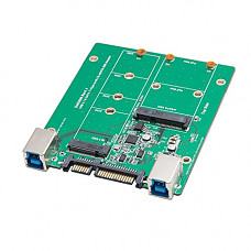 [해외]Syba 2.5-Inch SATA to mSATA SSD Adapter, Use as External USB 2.0 Storage Device (SD-ADA40077)