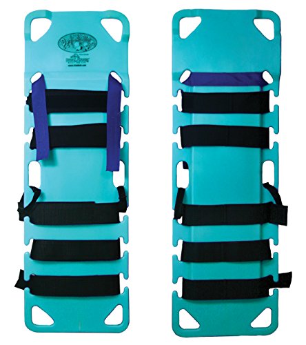 [해외]Iron Duck 35840-XL-Teal Pedi-Air-Align Complete XL Pediatric Spinal Immobilization Backboard with Patented Dual Plane Head Drop System, Includes Straps, Head Blocks and Carry Case