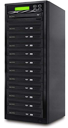 [해외]BestDuplicator DVD Duplicator Built-in BD Certified 24x Burner (1 to 11 Target) Copier Tower Replication Recorder + Free Nero Multimedia Suite 10 Essentials CD/DVD Burner Software