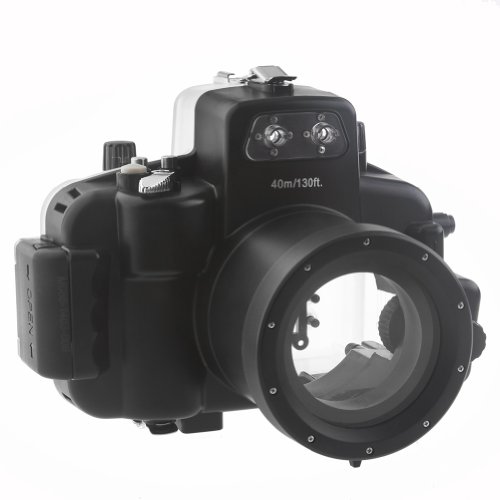 [해외]Neewer Underwater Housing 카메라 Case Cover 방수 to 40m/130ft for 니콘 D7000 (18-55mm)