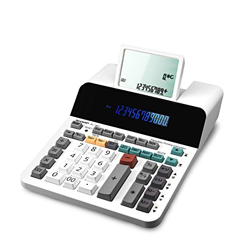 [해외]샤프 EL-1901 Paperless Printing Calculator with Check and Correct, 12-Digit LCD