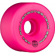 [해외]Rollerbones Team Logo Recreational Roller Skate Wheels (Set of 8), Pink, 62mm