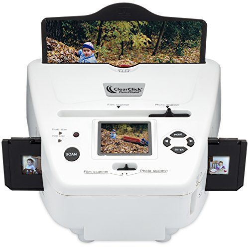 [해외]ClearClick Photo To Digital Photo, Slide, and Film Scanner with 4 GB Memory Card & Photo Editing Software