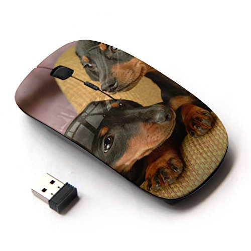 [해외]KOOLmouse [ Optical 2.4G Wireless Mouse ] [ Dachshund Miniature Puppies Dog Shorthair ]