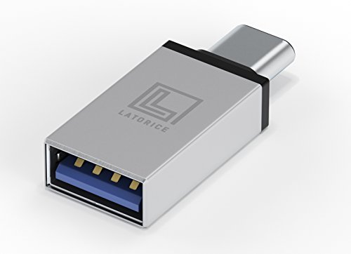 [해외]USB C HUB - USB Type C Adapter - USB Type C HUB - USB C Adapter - USB HUB USB 3 HUB - by Latorice - Silver