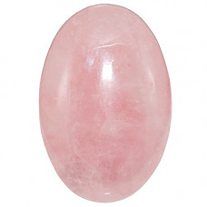 [해외]mookaitedecor Rose Quartz Palm Stone Crystal Healing Gemstone Worry Therapy Oval Shape
