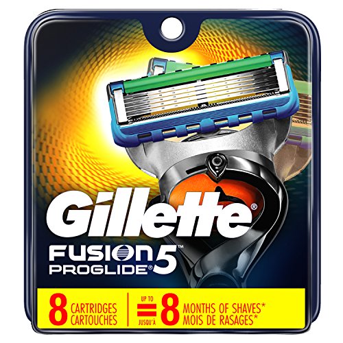 [해외]Gillette Fusion5 ProGlide Mens Razor Blades, 8 Blade Refills (Packaging May Vary)