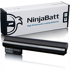 [해외]NinjaBatt Laptop 배터리 for Hp Mini 210 210-1010NR 590543-001 590544-001 AN03 AN06 7F09C4 HSTNN-DB0P HSTNN-LB0P HSTNN-LB1N HSTNN-IB0O HSTNN-LBOP HSTNN-Q46C – High Performance [6 Cells/4400mAh/48Wh]