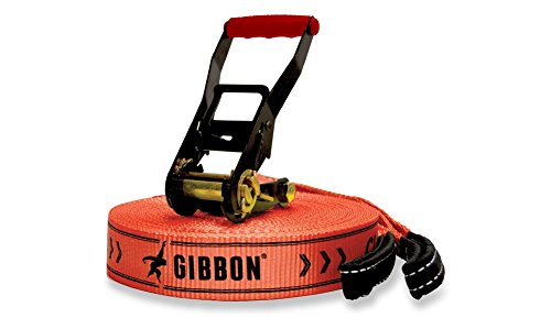[해외]GIBBON Slacklines Classicline Red Edition XL 82-Feet Slackline Set